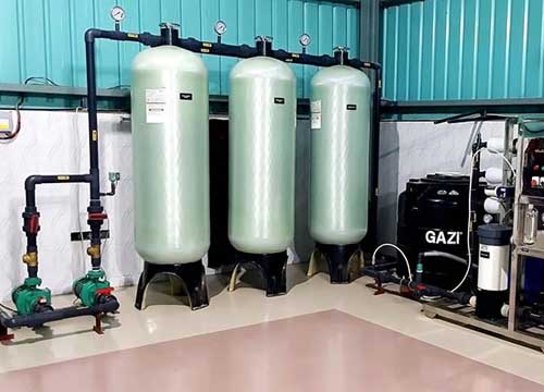 Water and wastewater plant for Battery Water Industries